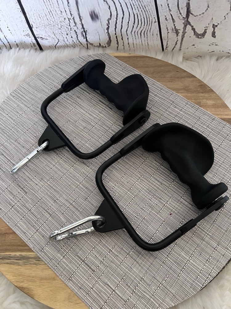 Ergonomic Cable Machine V-Bar / Neutral Grip Handle Attachment (Pair) NEW