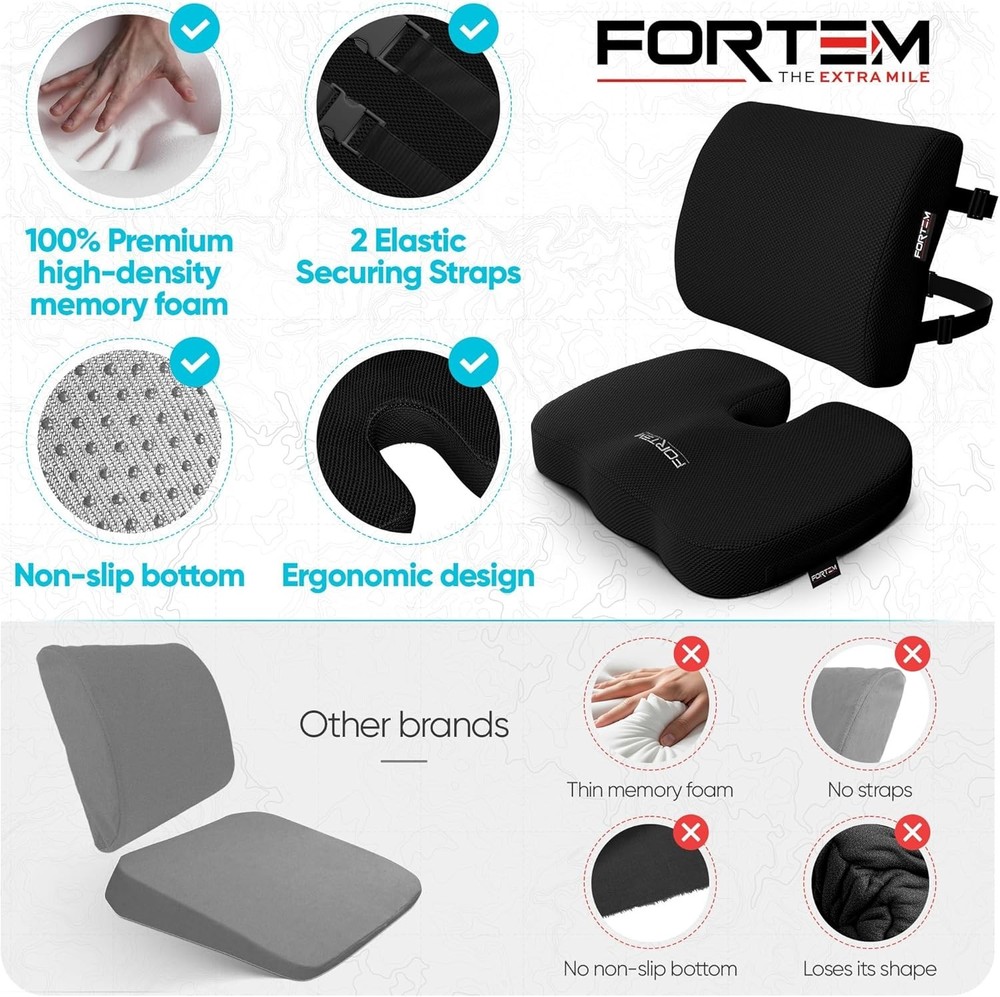 Tailbone Pressure Relief Cushion - Firm Support