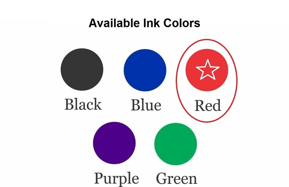Shiny S-833-7 Replacement Ink Pad Red Ink