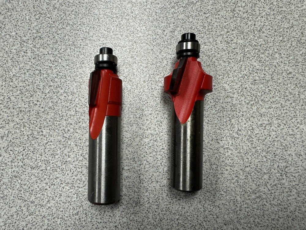 Lot of 2 Freud Router Bits