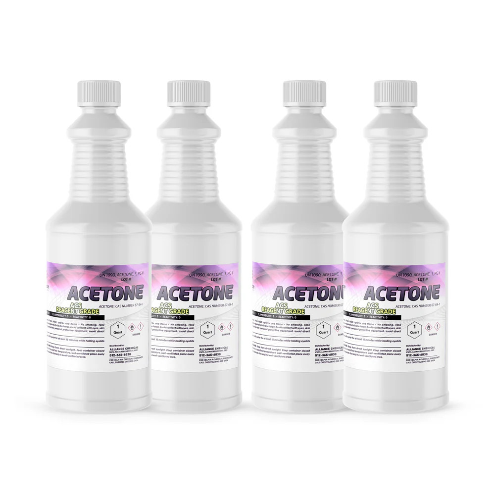 Acetone ACS Grade - 4 Quarts