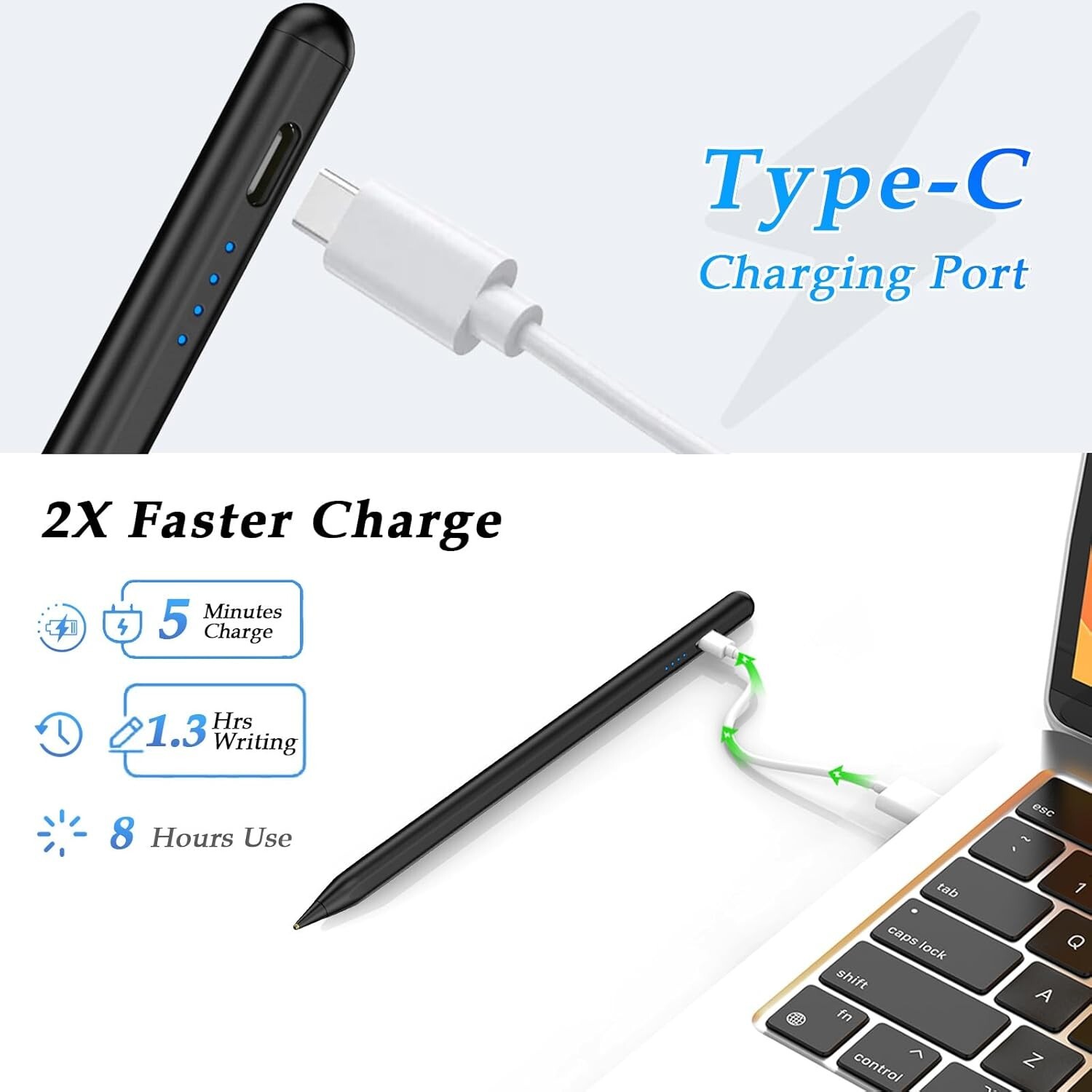 Touch Screen Pen Stylus Drawing Universal For iPhone iPad Samsung Amazon Tablet