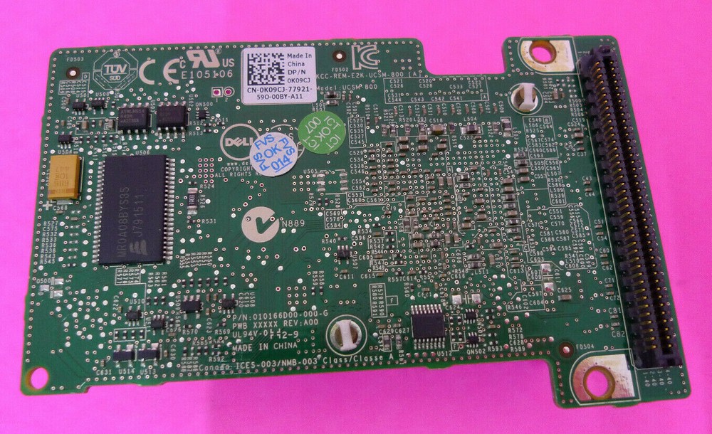 GENUINE Dell PERC H130 6Gb/s Mini Mono SAS/SATA Raid Controller K09CJ