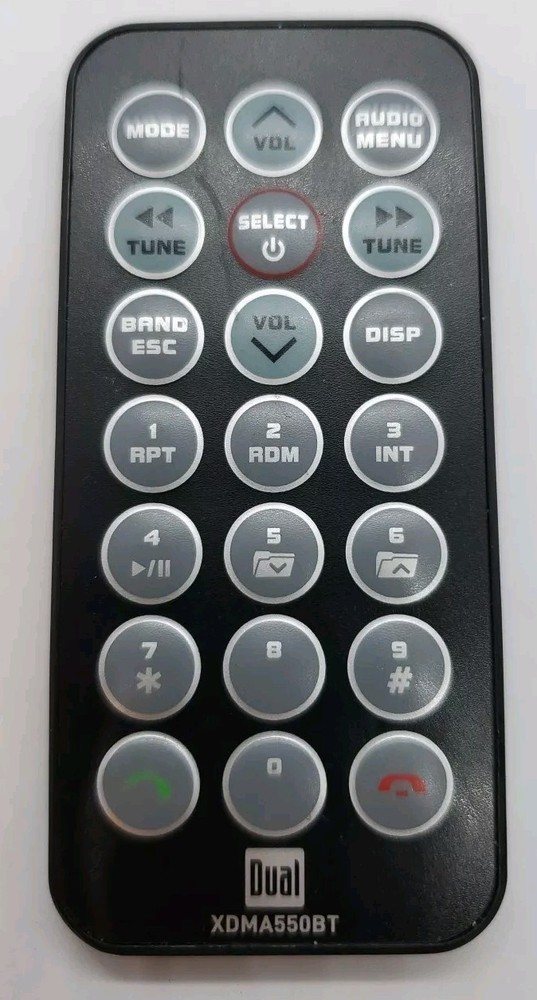 Original Dual Electronics XDMA550BT Remote Control
