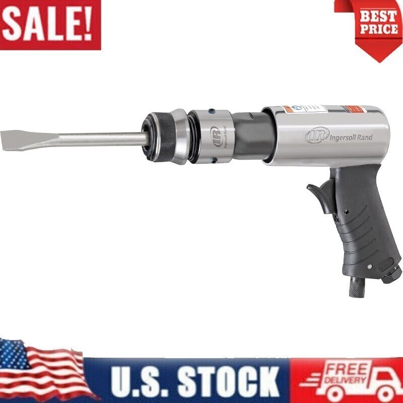 Air Hammer 3 PC Chisel Set with Tapered Punch Panel Cutter Flat Chisel 3500 BPM