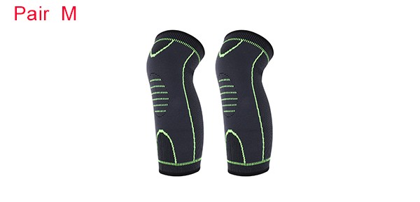 Fluorescent Lines Knee Pads Medium Gray Black 1 Pc