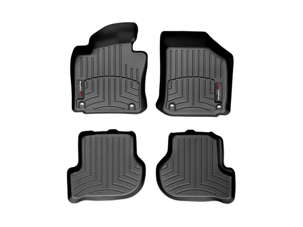WeatherTech FloorLiner for 2007-2014 VW Golf GTI - 1st & 2nd Row, Black