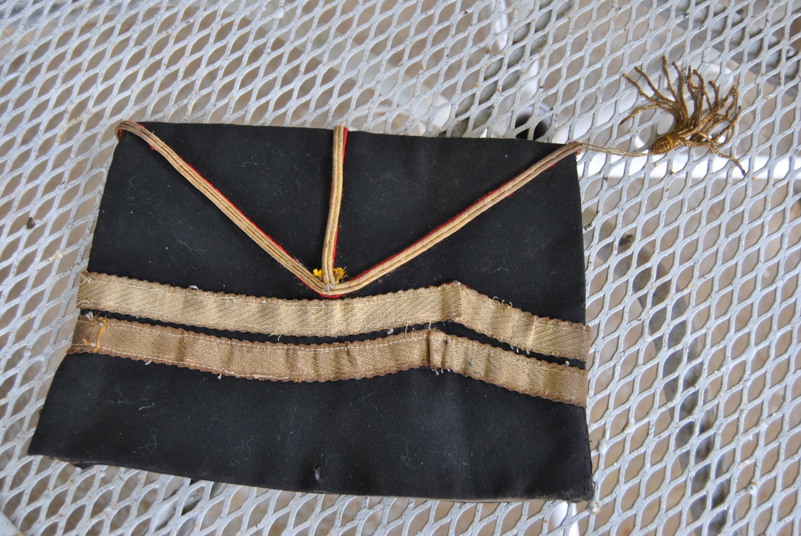 Late 1800s Old French Parisian Theatre Napoleonic Uniform Tunic and Bonnet