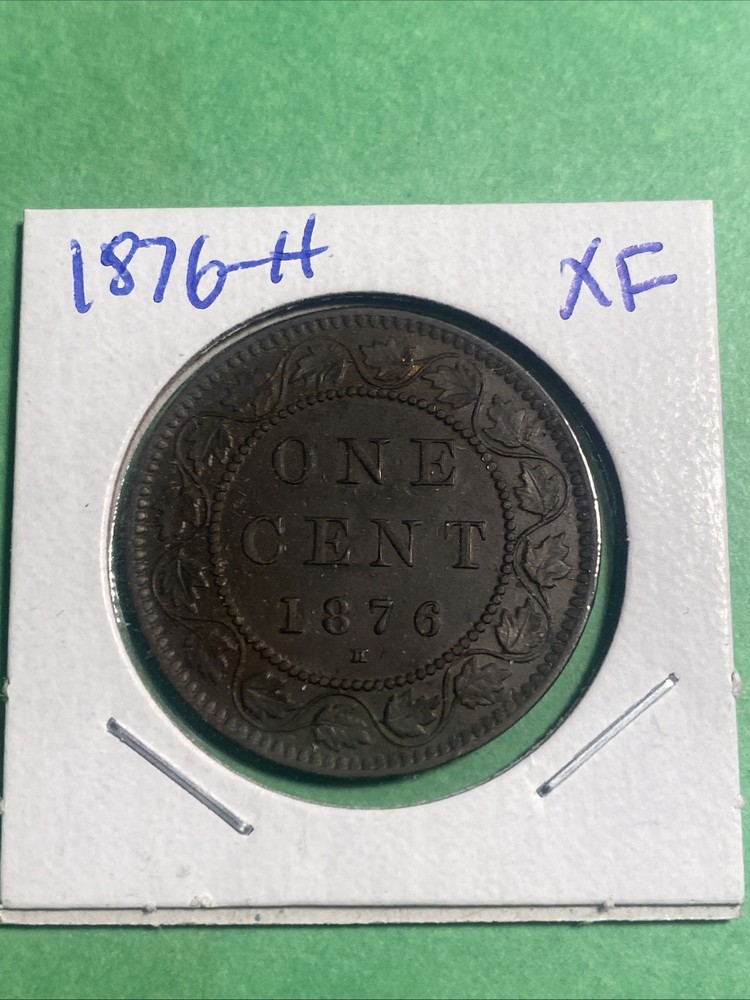 1876-H Canada 1 Cent XF