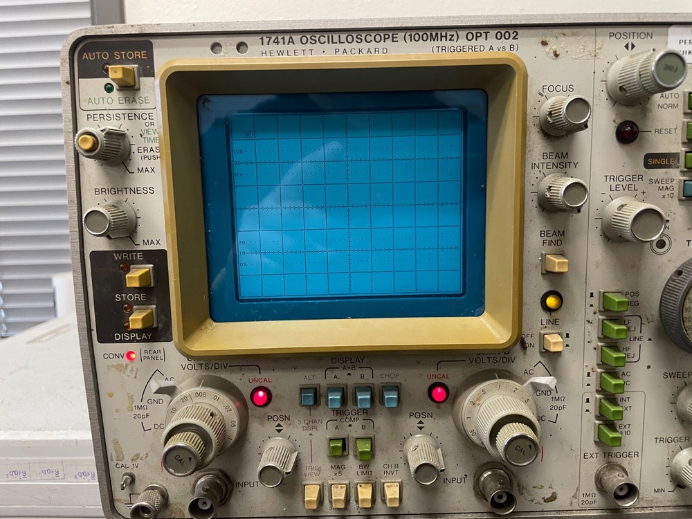 Hewlett Packard 1741A Oscilloscope (100 mHz)