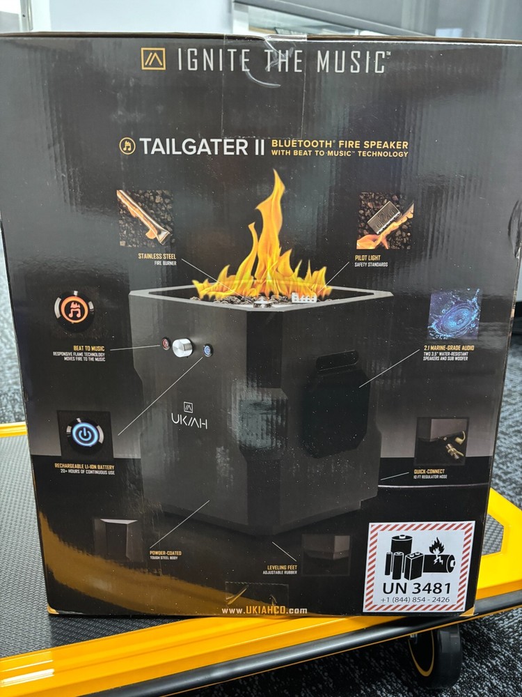 Ukiah Tailgater II Portable Fire Pit