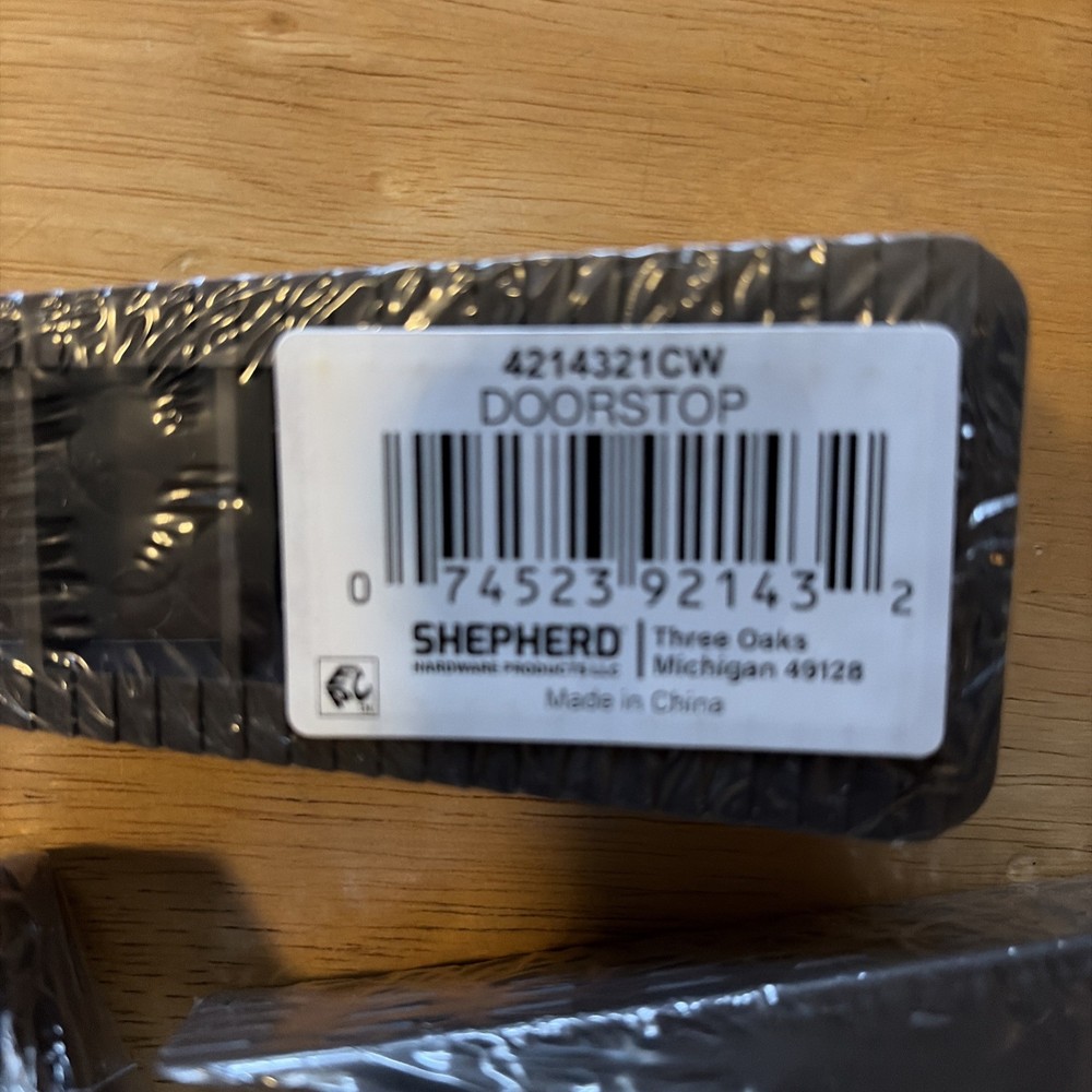 (5)Shepherd Brown Rubber Doorstops