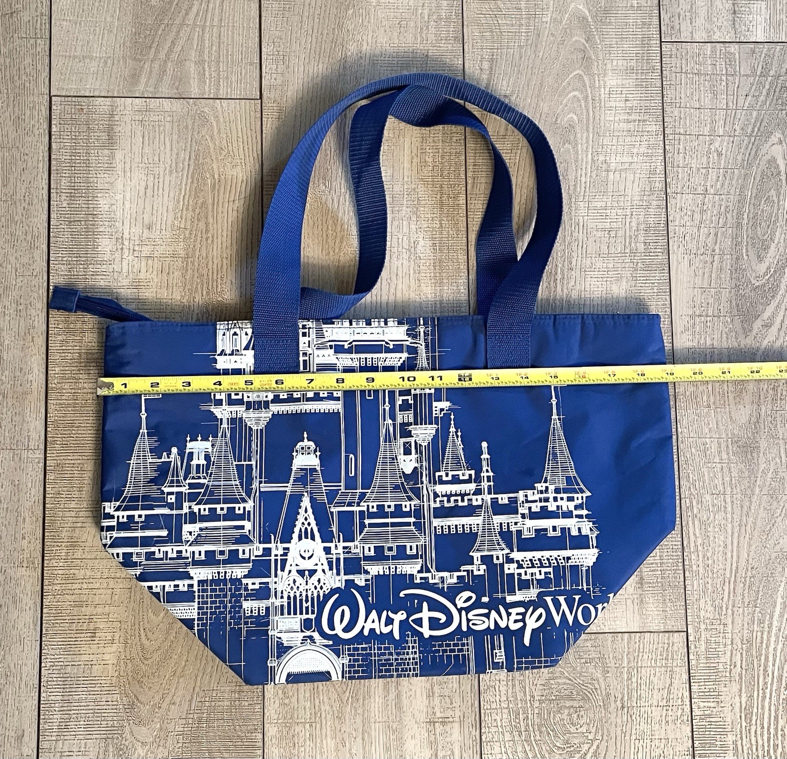 Walt Disney World Castle Blue Insulated Cooler Tote Bag