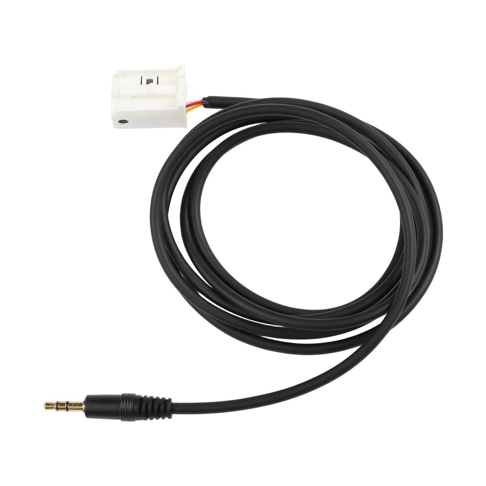 1pc Car Auto Black Auxilliary Cable Audio Adapter Connector For E60 E63 E66