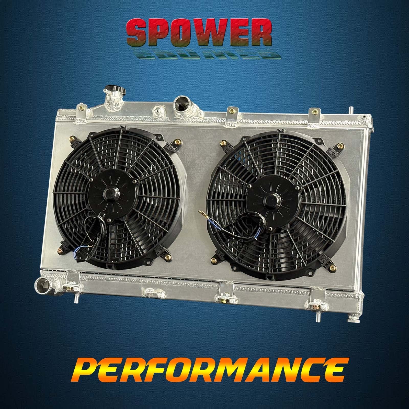 MT For Subaru WRX STI impreza 2008-2014 H4 2.5L EJ255 Radiator+Fan Shroud