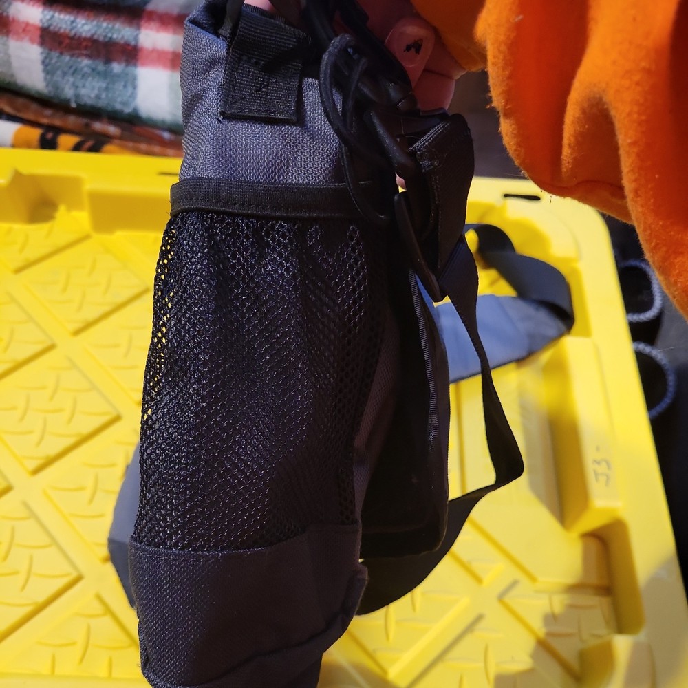 P3- mountain smith, black and gray bag