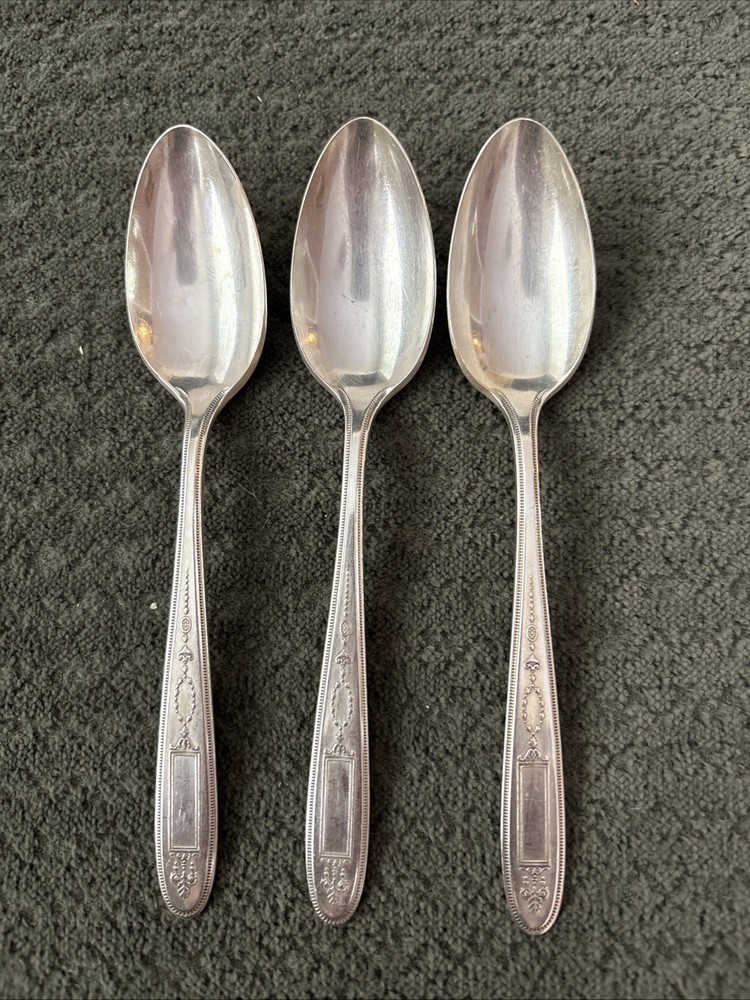 3 Oneida Community Silver  GROSVENOR  Silverplate Teaspoons