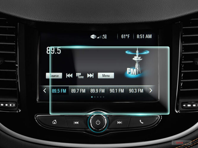 Crystal Clear Screen Protector for 2017 Chevrolet Trax Vehicle Navigation
