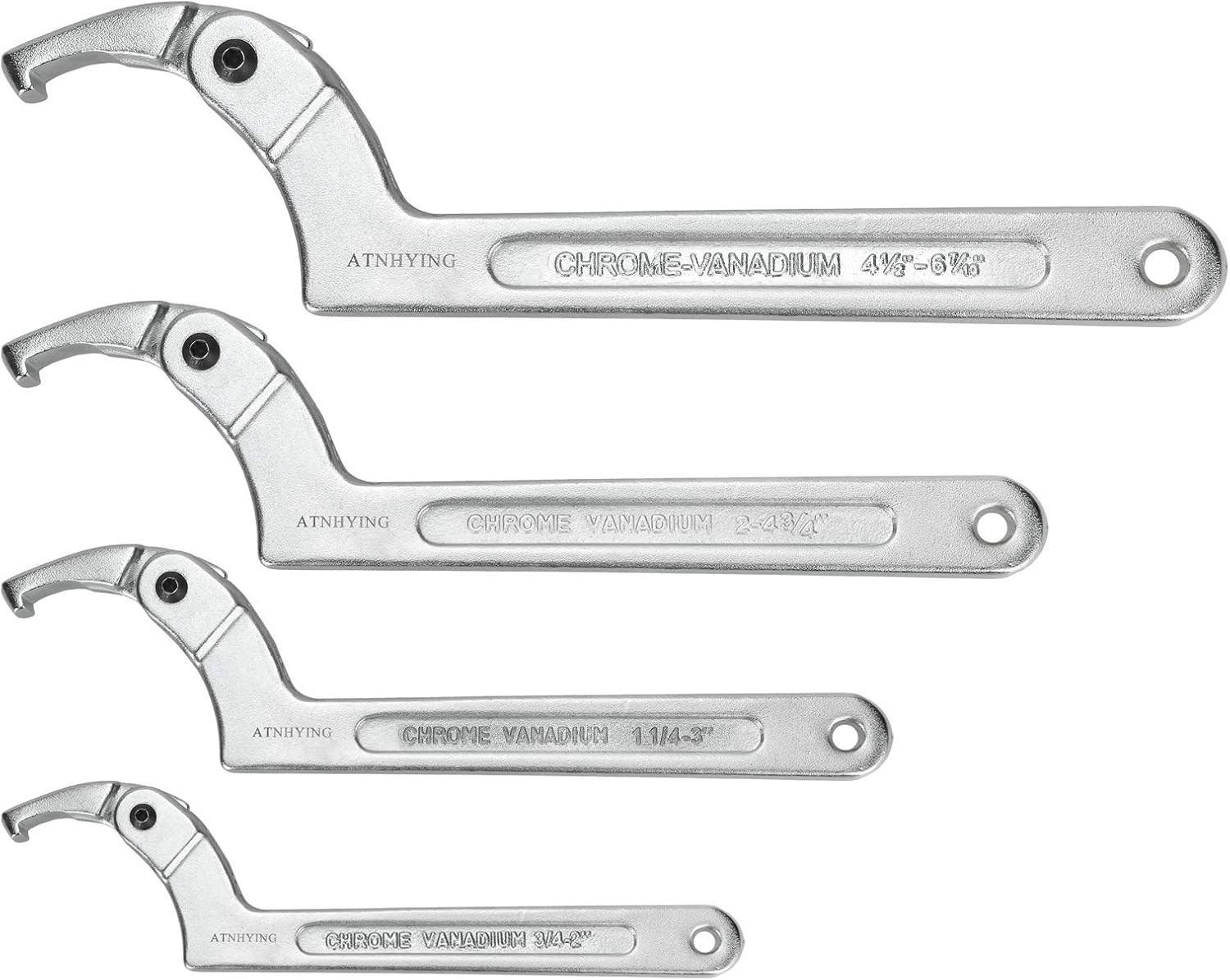 Adjustable Spanner Hook Wrench for Hydraulic Ram Cylinder, Mechanical Machine