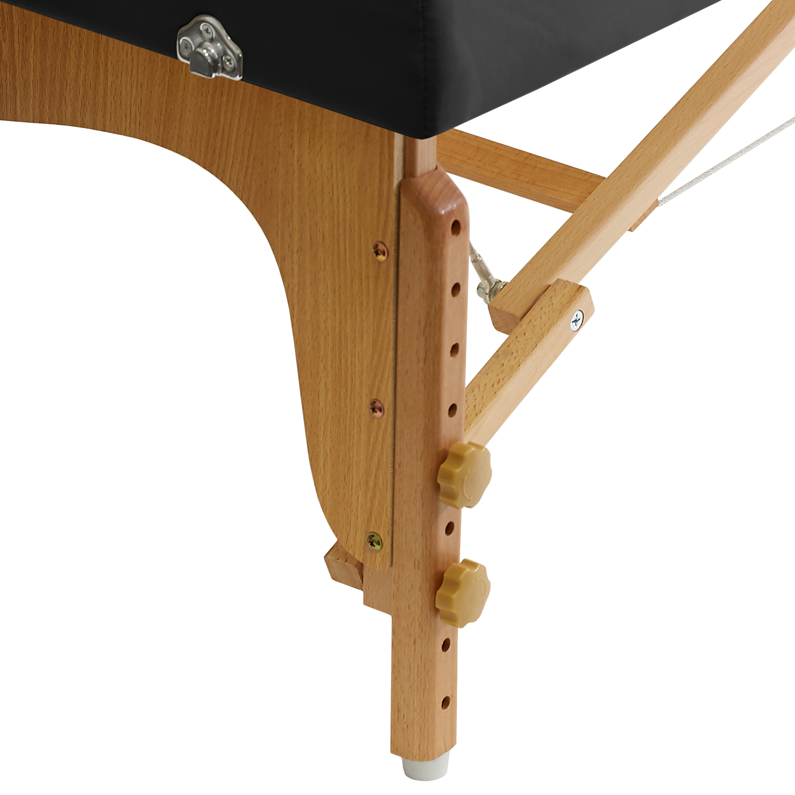 Portable Physical Therapy Massage Table - Stretching Treatment - Black