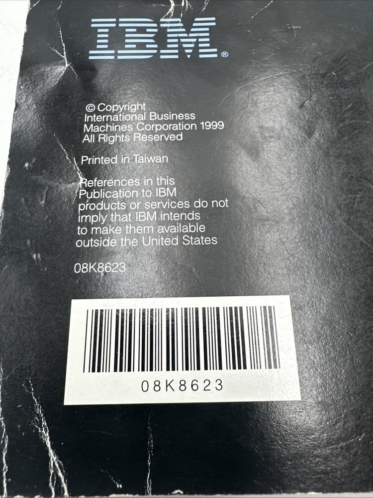 Ibm Thinkpad i Series 1400/1500 User's Reference Manuel 1999 1st Edition