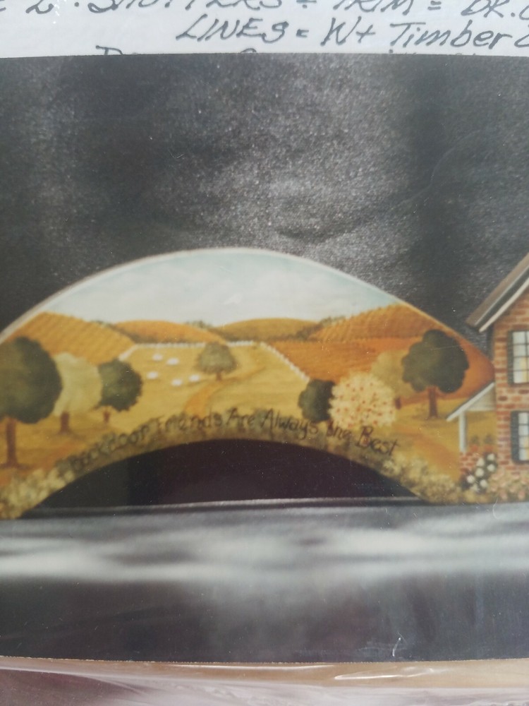 JANE ROE 1986 BACKDOOR WELCOME BOARD PAINTING PATTERN