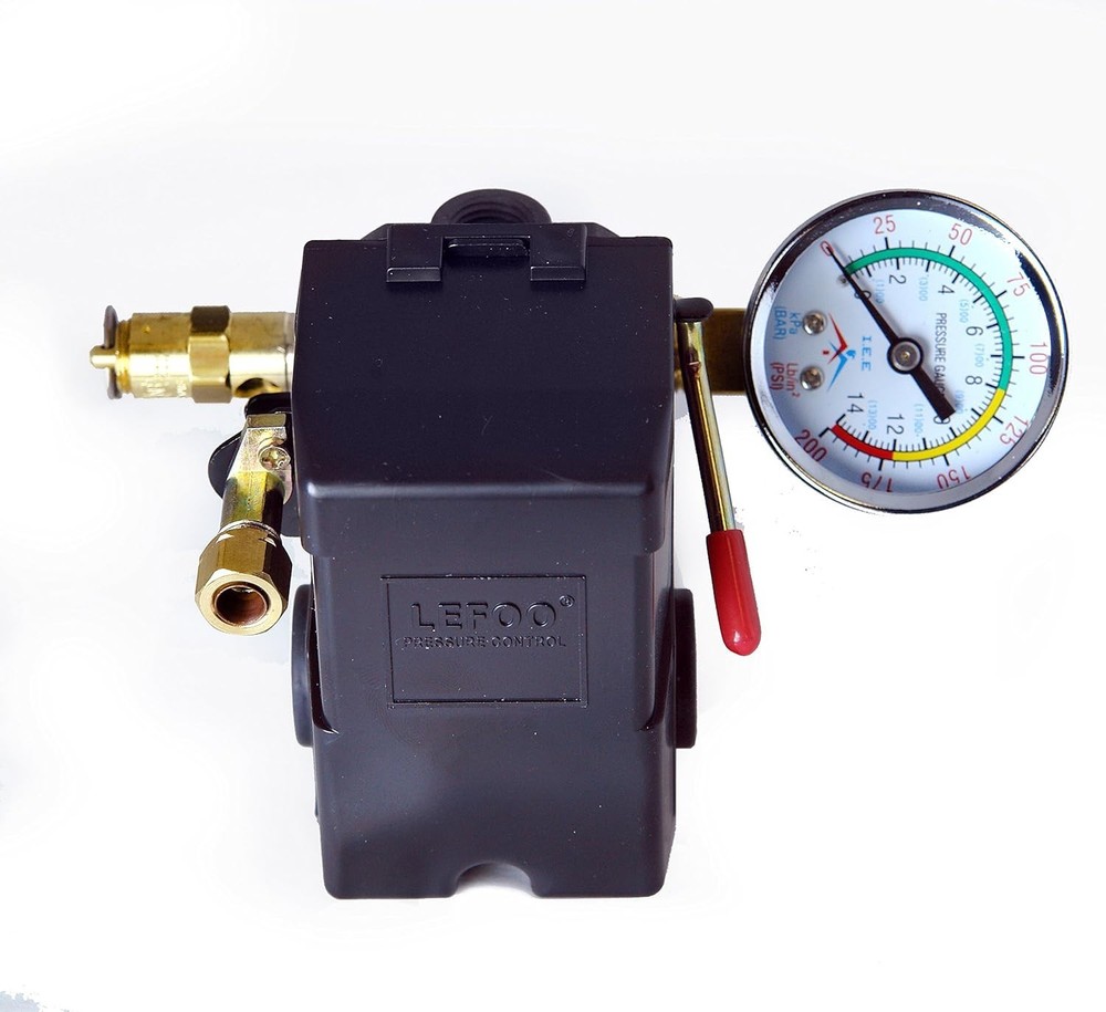 Metal Air Compressor Control Switch - 150 PSI Pop-Off Valve for High Performance