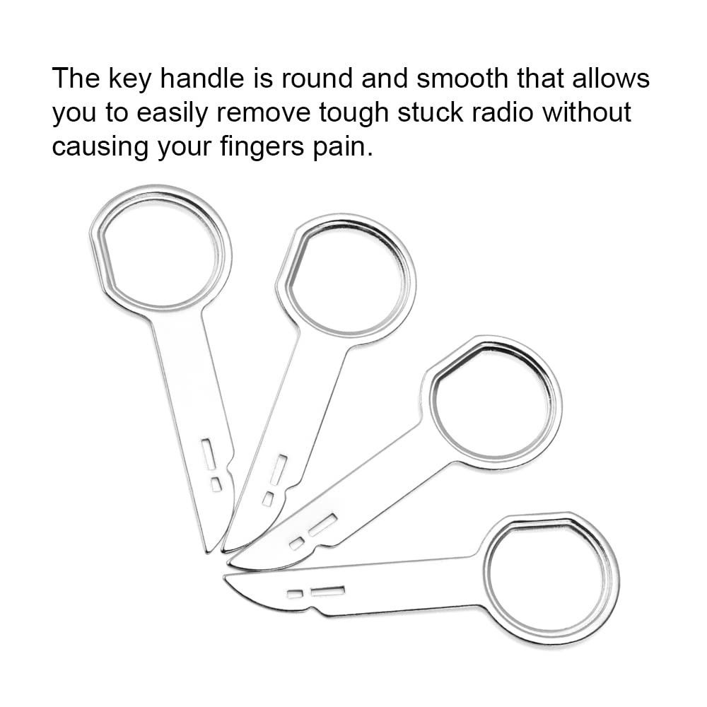 Radio Removal Tool key Set for Ford, Volkswagen, 4PCS