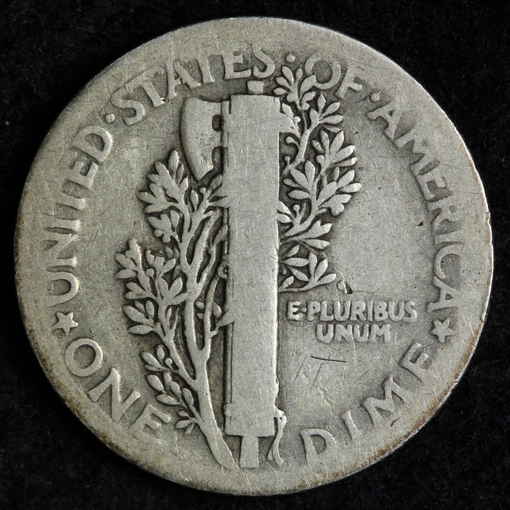 1921 Mercury Silver Dime VG+ E262 UREK