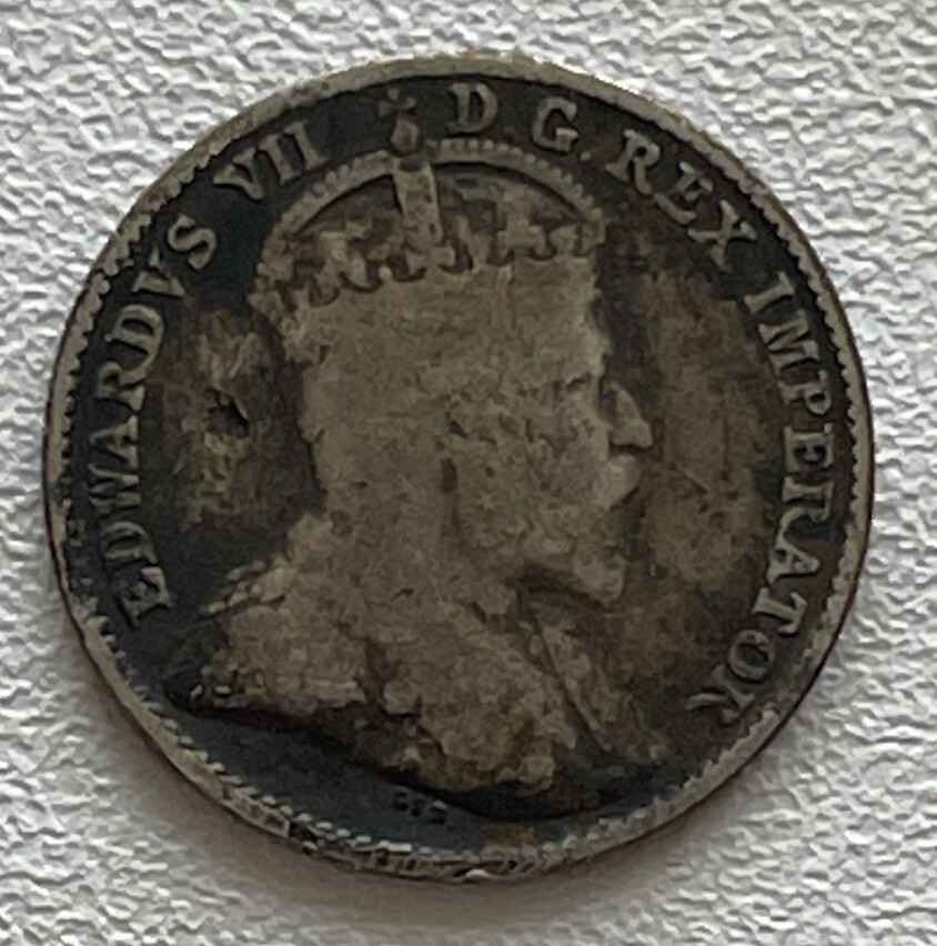 CANADA 1902 5 CENTS SILVER VERY NICE CONDITION G