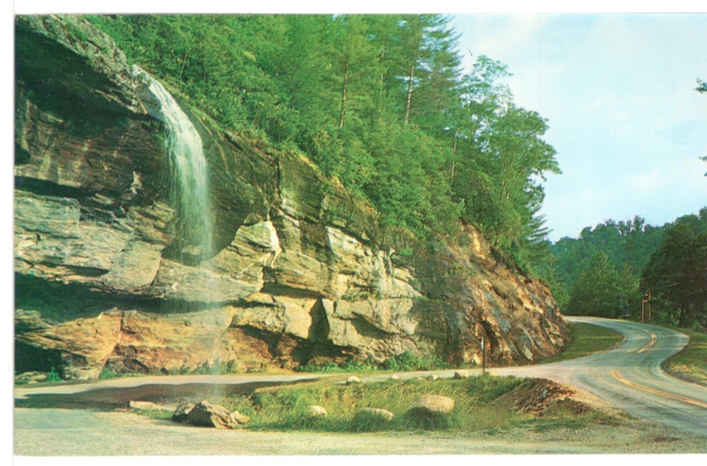 BRIDAL VEIL FALLS ON U.S. 64 - PC3300