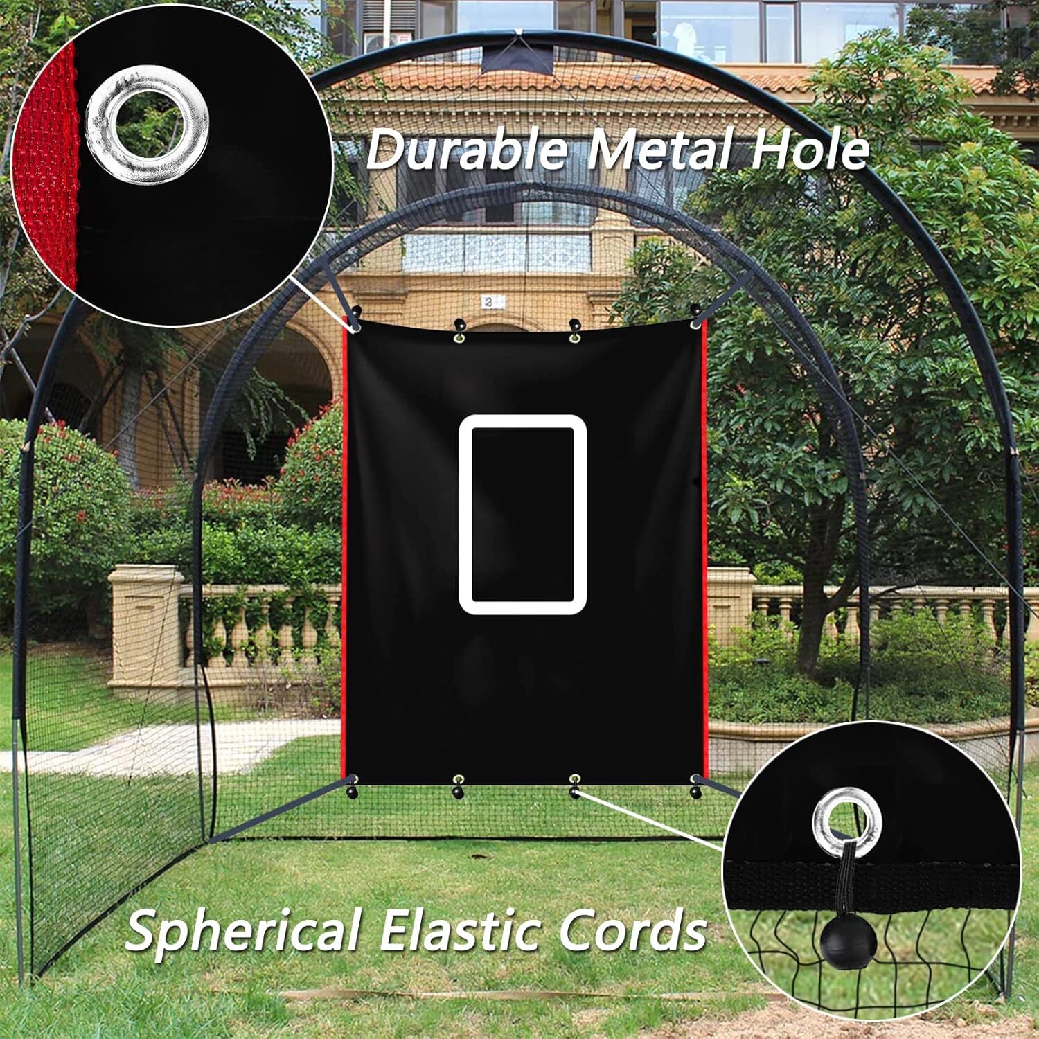 4ftx 6ft Backstop Net for Foot Baseball Softball Pitcher Training Aid Practice