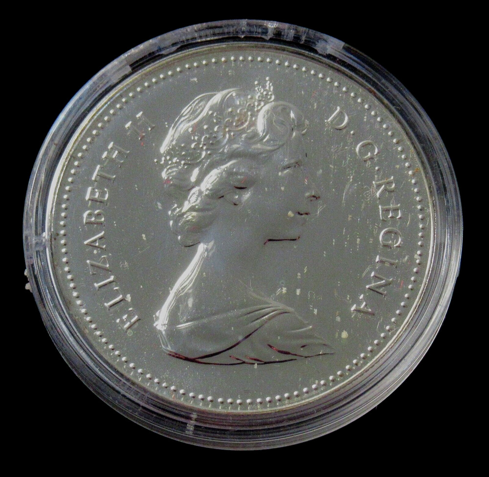 Canada: 1982 Silver Proof $1 Ships Explorers Griffon in Original Box
