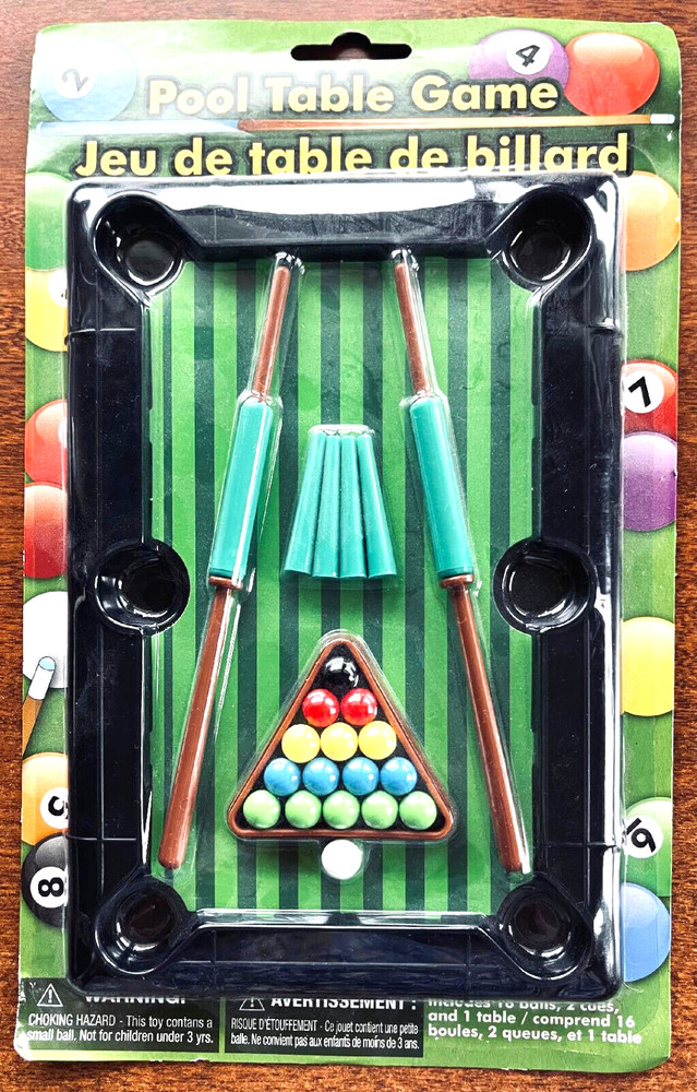 Pool Table Game Tabletop Game New #B9