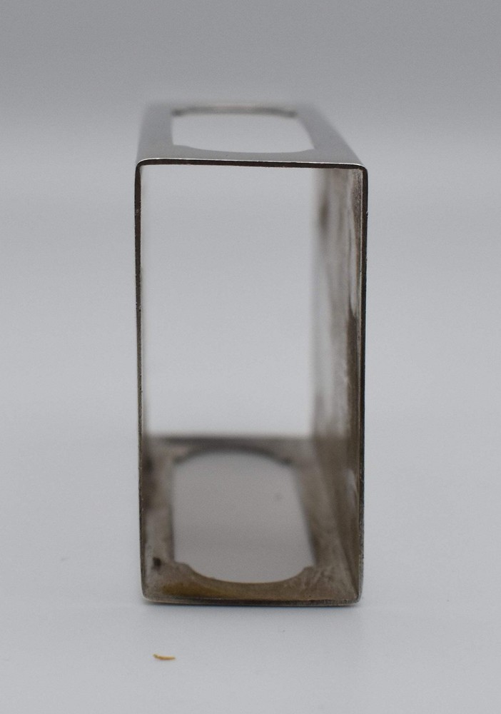 925 Sterling silver Match Box Case Monogrammed M.C.R.