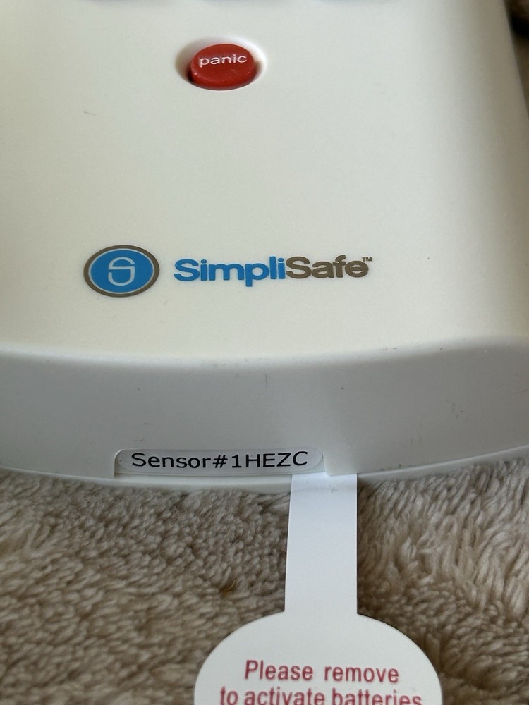 SimpliSafe Wireless Keypad Sensor #1HEZC Home Security Office Protection Safe