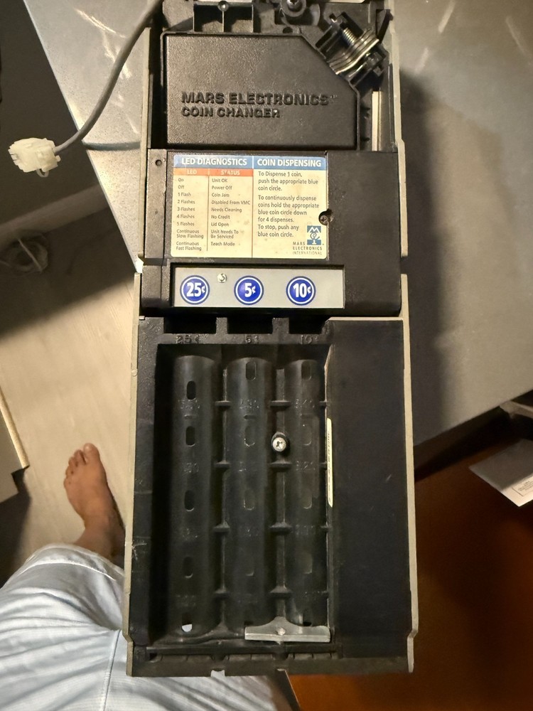 MEI Mars TRC 6512 MDB Coin Changer Vending machine acceptor