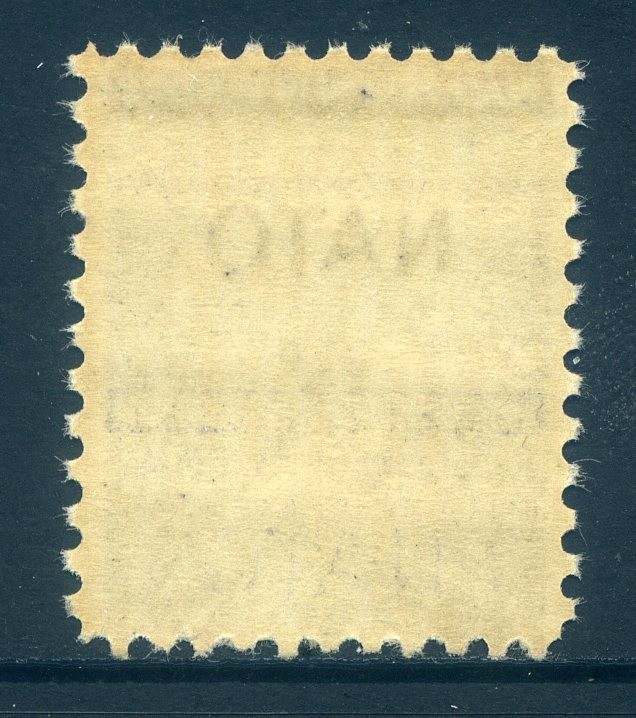 1008, 3¢ NATO Misperf Single, Mint NH