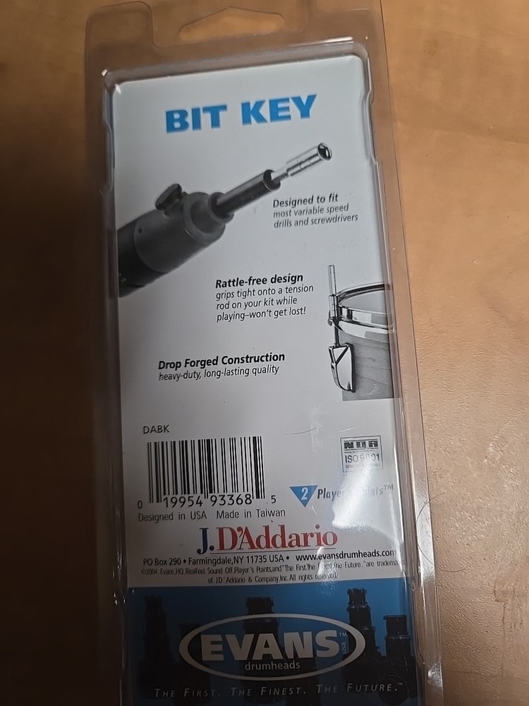 Evans Bit Key