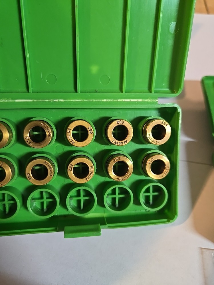 REDDING TITANIUM NITRIDE NECK SIZE BUSHING VARIOUS SIZES (SOLD INDIVIDUALLY)