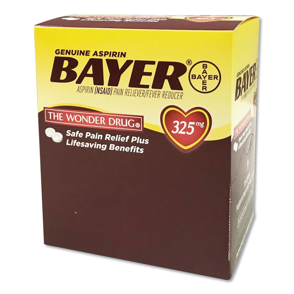 Bayer 33032EA 2-Pack Aspiring Tablets (50/Box) New