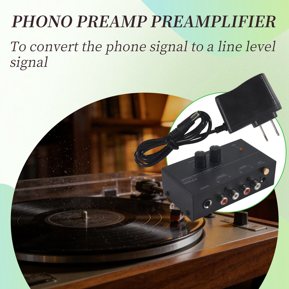 PP500 Record Player Preamplifier Vinyl Turntable Amplifier Preamplifier5606