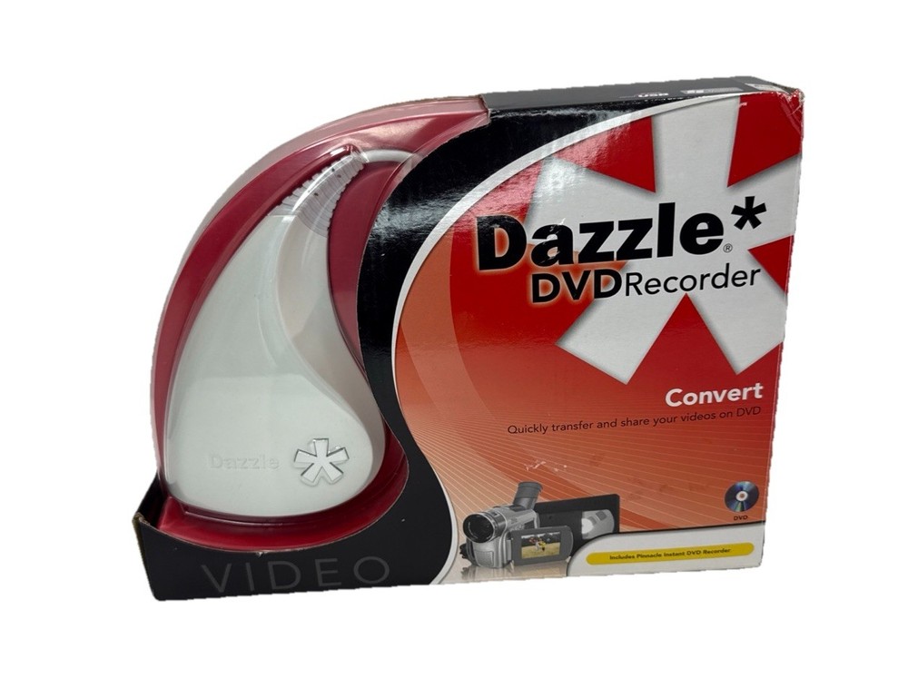 Pinnacle Dazzle DVD Recorder | Video Capture Device + Video Editing Software
