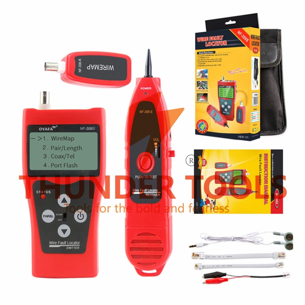 Thunder Tools NOYAFA Multi-functional LCD Network Cable Tester High