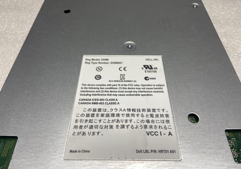Genuine Dell HRT01 EqualLogic Type 11 Controller Module E09M E09M001