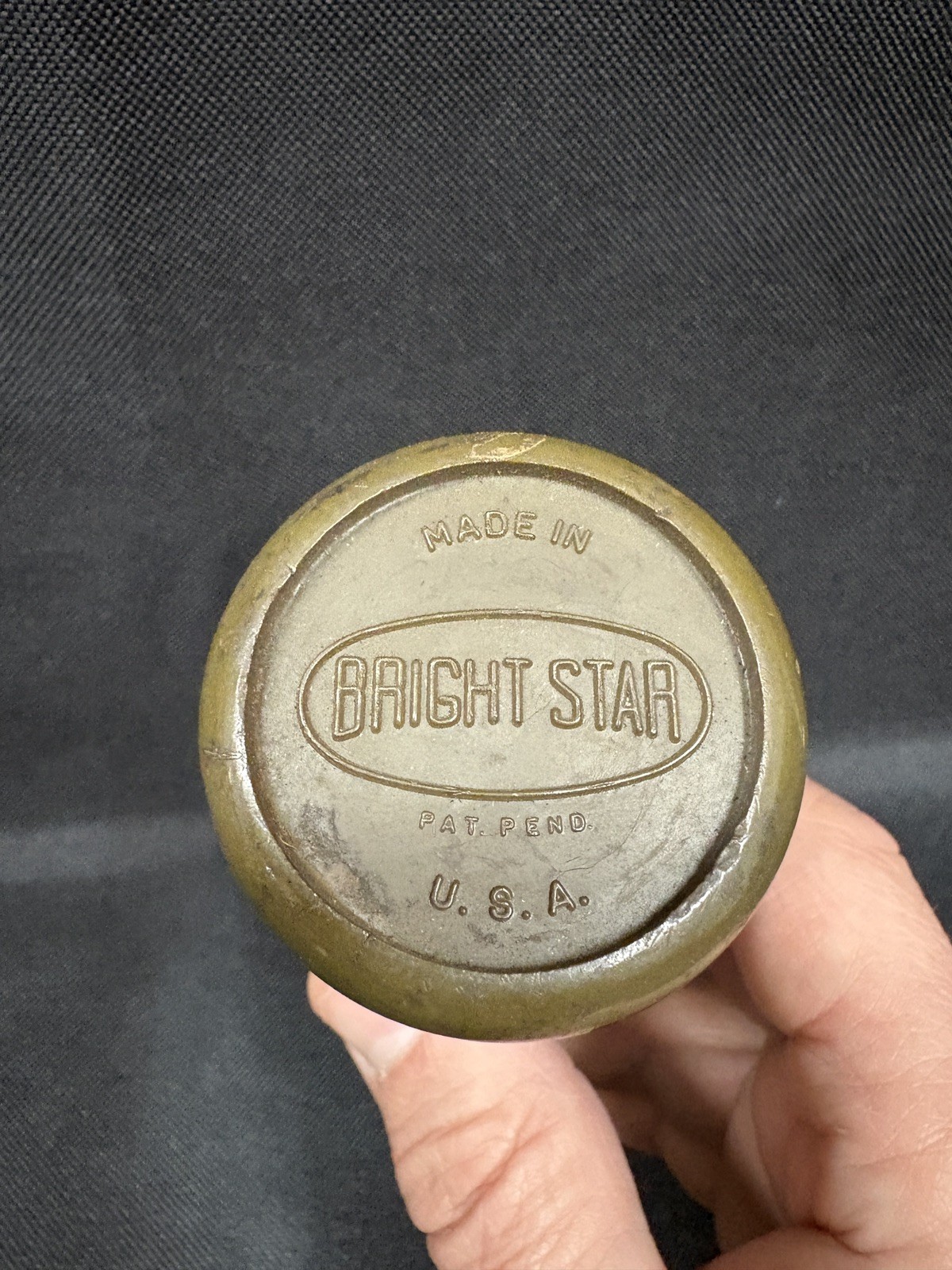 USGI WWII Era Bright Star Anglehead Flashlight Model TL-122-B (Unworking)