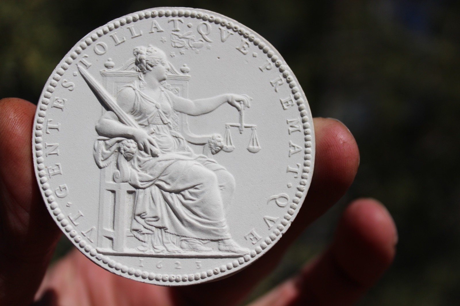 Art Medals Bronze Plaster CAST - SIGNED By Victor Brenner RARE - One Of A Kind!