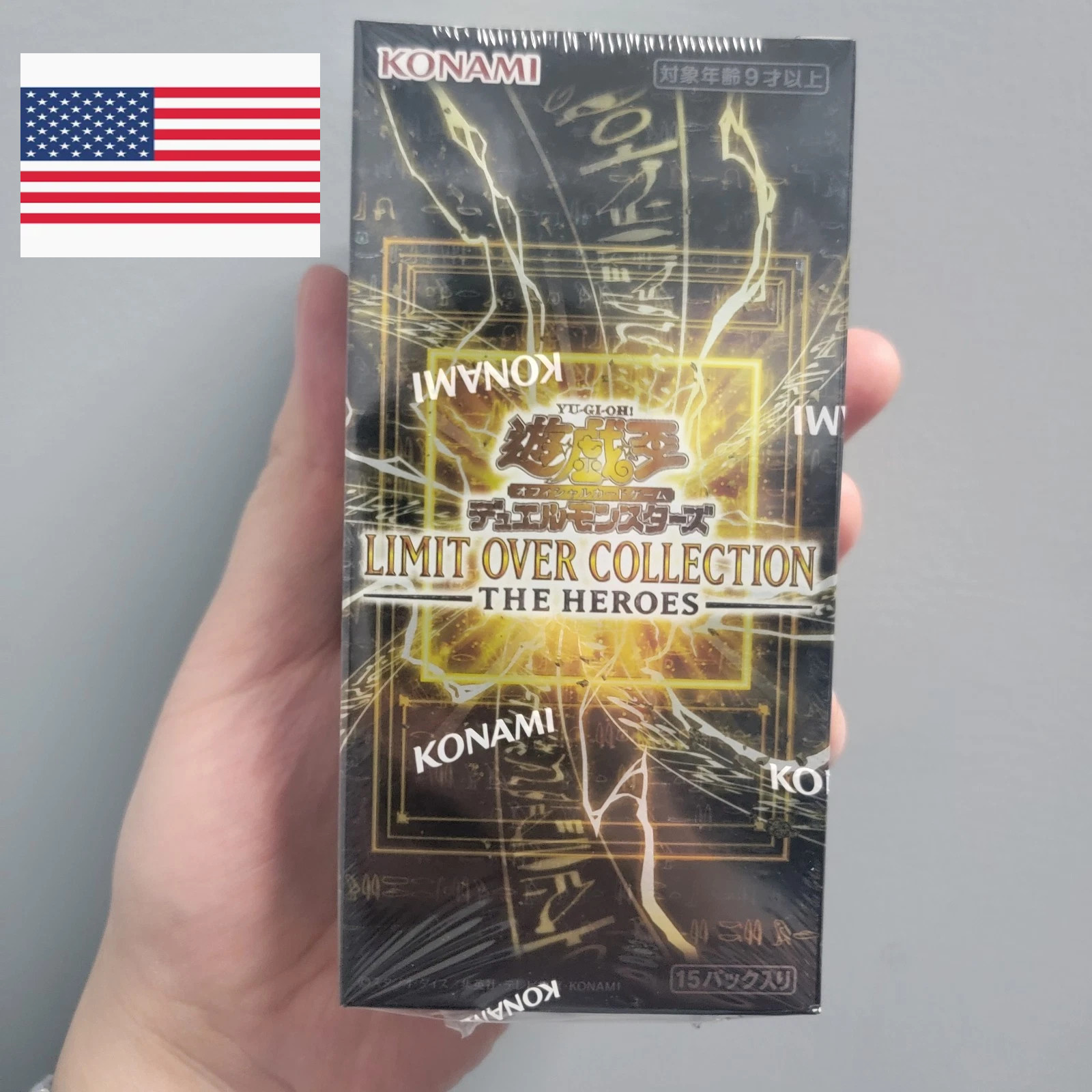 US Seller YuGiOh! Made In JAPAN New Limit Over Collection THE HEROES Sealed Box