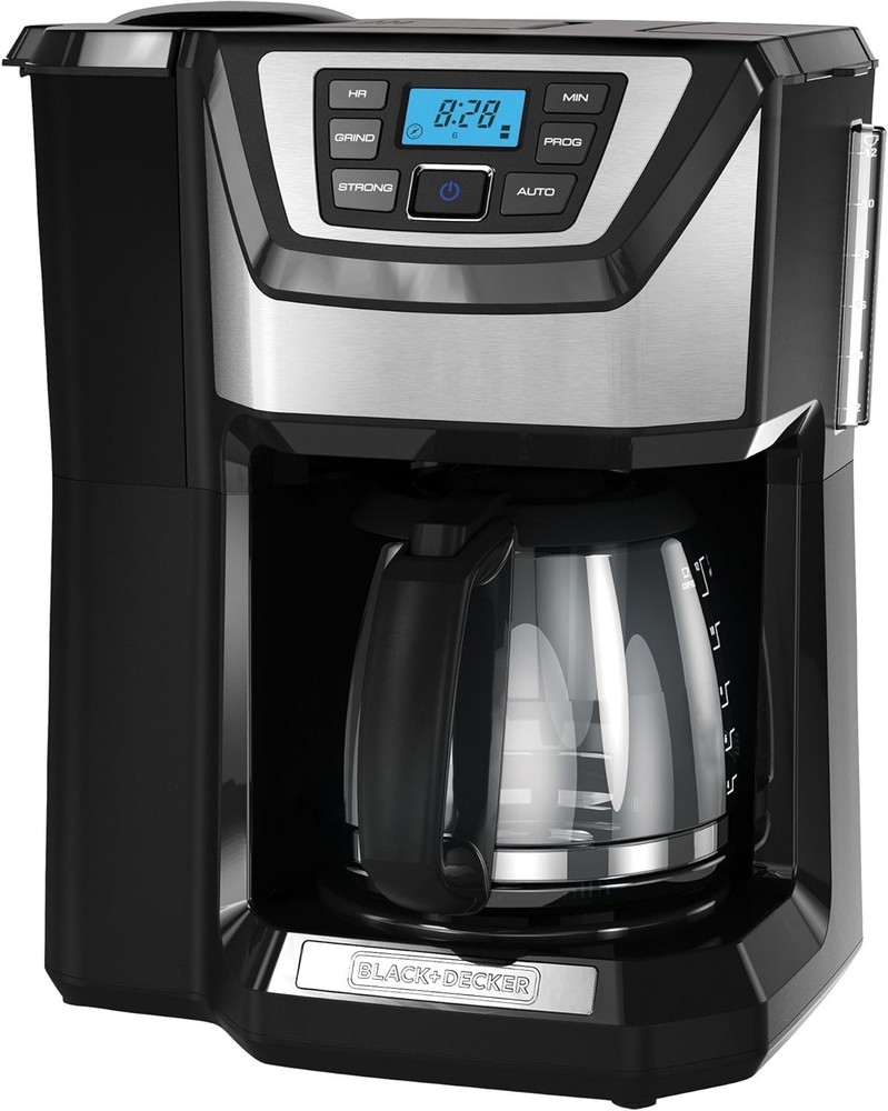 Cup Mill and Brew Coffee Maker, Automatic Grind and Brew Drip Coffee Machine