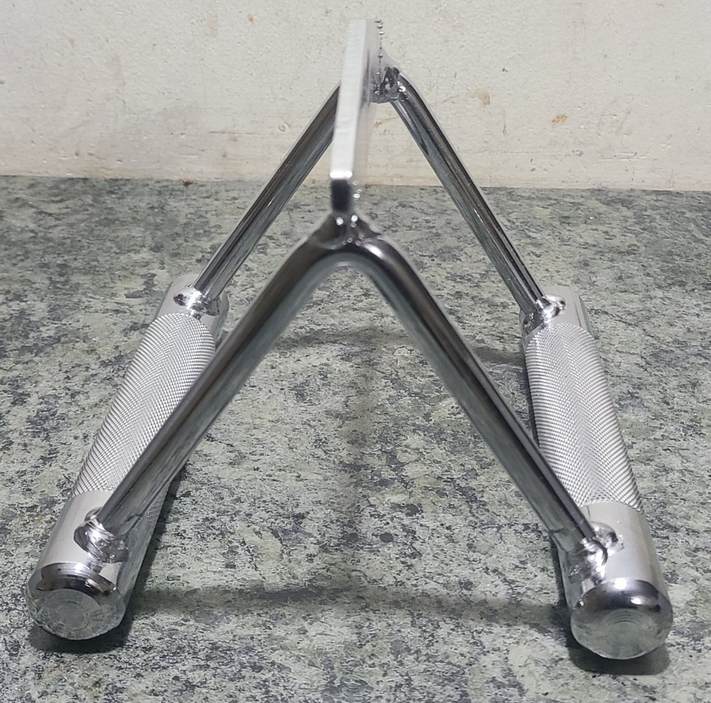 V-Shaped Double-D Lat Pull Down/Rowing Bar/Handle for Workout Cable Machine